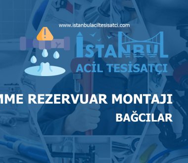Bağcılar Gömme Rezervuar Montajı