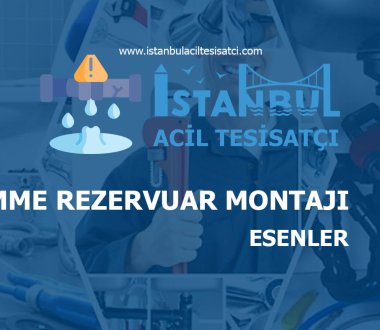Esenler Gömme Rezervuar Montajı